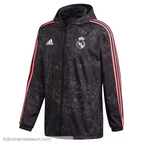 Rompevientos Real Madrid 2021/22 Negro Rosa